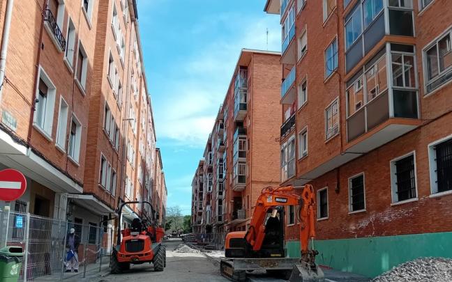 Con las obras ya iniciadas, la urbanización de Ollargan ha estado en riesgo por imprevistos en el proyecto