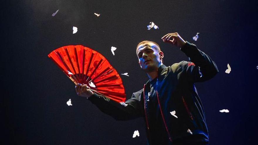 Peio Rivas en la presentación de su nuevo espectáculo