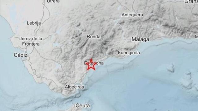 Registrado un terremoto de magnitud 3,2 con epicentro en Estepona (Málaga).