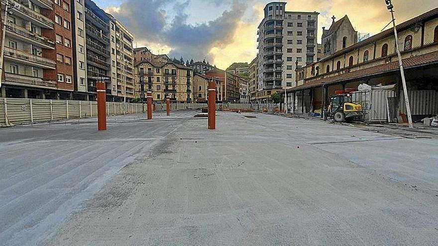Gure Zumardia, tras la conclusión de los trabajos de la losa.