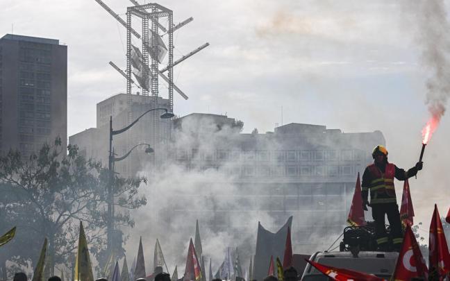 Protestas estudiantiles en Francia.