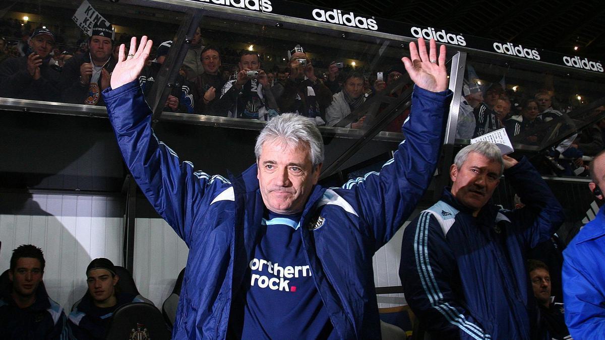 Kevin Keegan, cuando ejercía como entrenador del Newcastle.