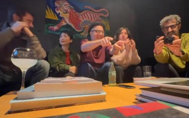 Pablo Berger y el equipo de 'Robot Dreams' reaccionan a la nominación al Oscar. / Arcadia Motion Pablo Berger y el equipo de 'Robot Dreams' reaccionan a la nominación al Oscar.