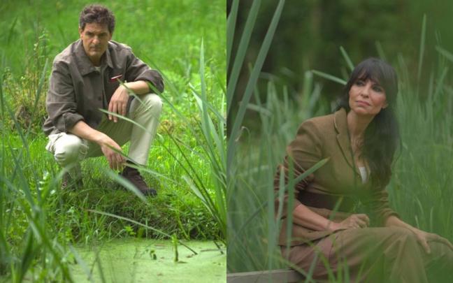 Xabier Sukia y África Baeta en 'Bizi natura'.