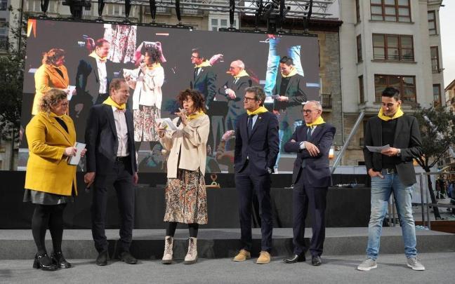 En imágenes: El Tour activa la cuenta atrás en Vitoria