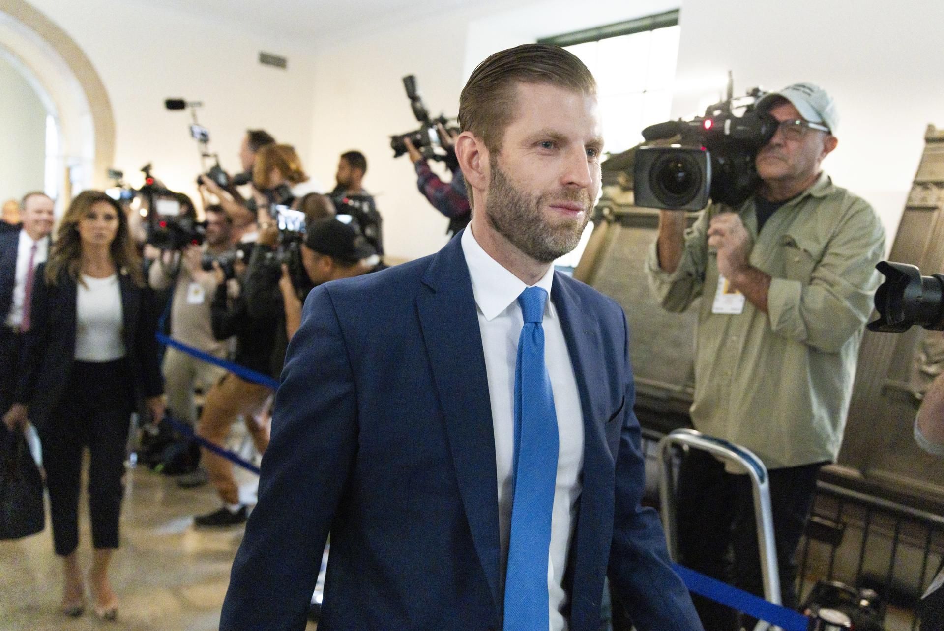 Eric, uno de los hijos de Donald Trump acusado