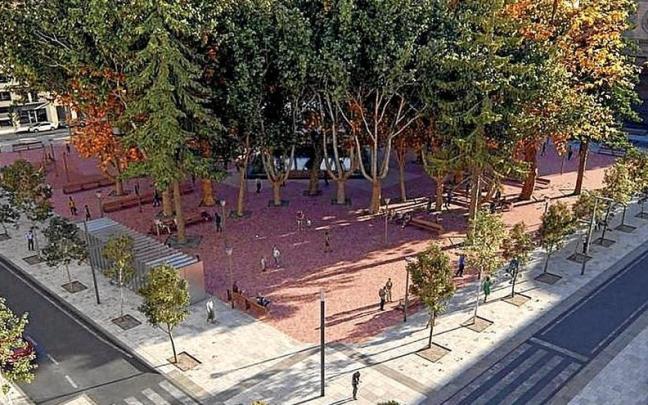 El proyecto de urbanización de la zona. El proyecto de urbanización de la zona.