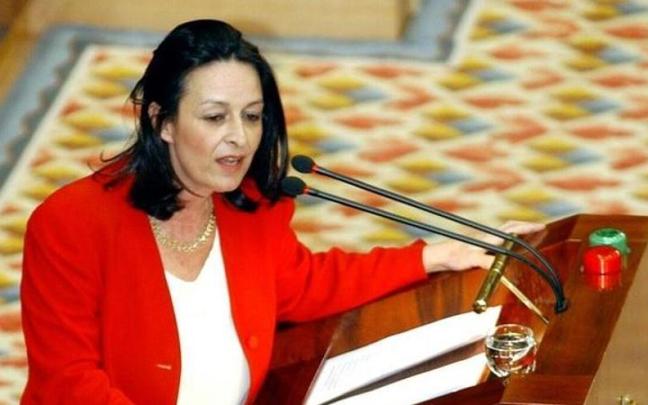 Ruth Porta interviene en la Asamblea de Madrid en una imagen de archivo.