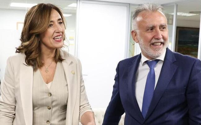 Olatz Garamendi, junto al ministro de Política Territorial y Memoria Democrática, Ángel Víctor Torres. / EP Olatz Garamendi, junto al ministro de Política Territorial y Memoria Democrática, Ángel Víctor Torres.