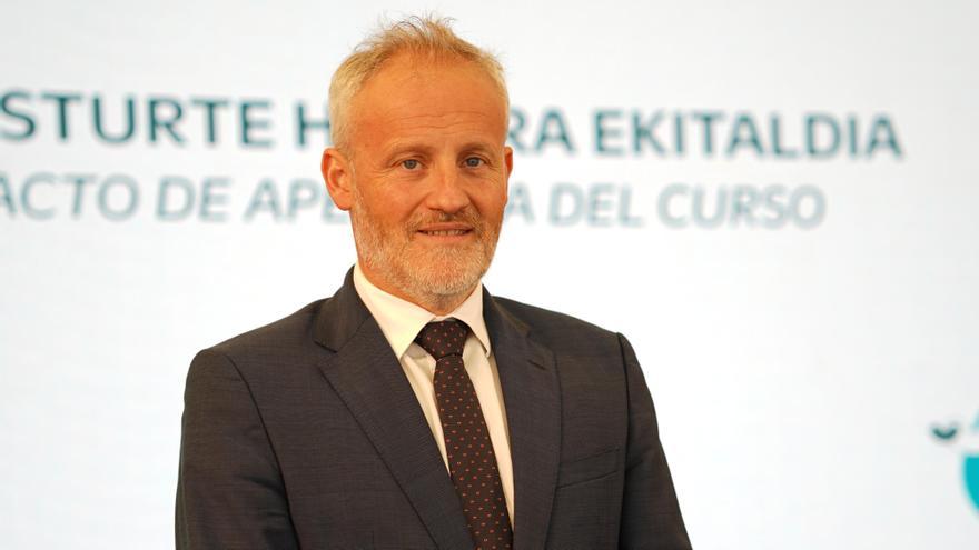 Jon Altuna durante el acto de apertura del curso académico.