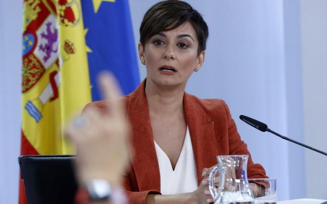 Isabel Rodríguez, tras el Consejo de Ministros.