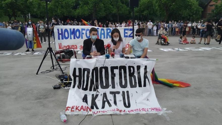 Agresión homófoba en Basauri. JOSE MARI MARTINEZ