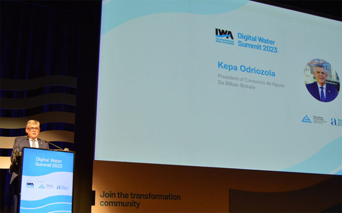 Kepa Odriozola, presidente del Consorcio de Aguas de Bilbao en la anterior edición