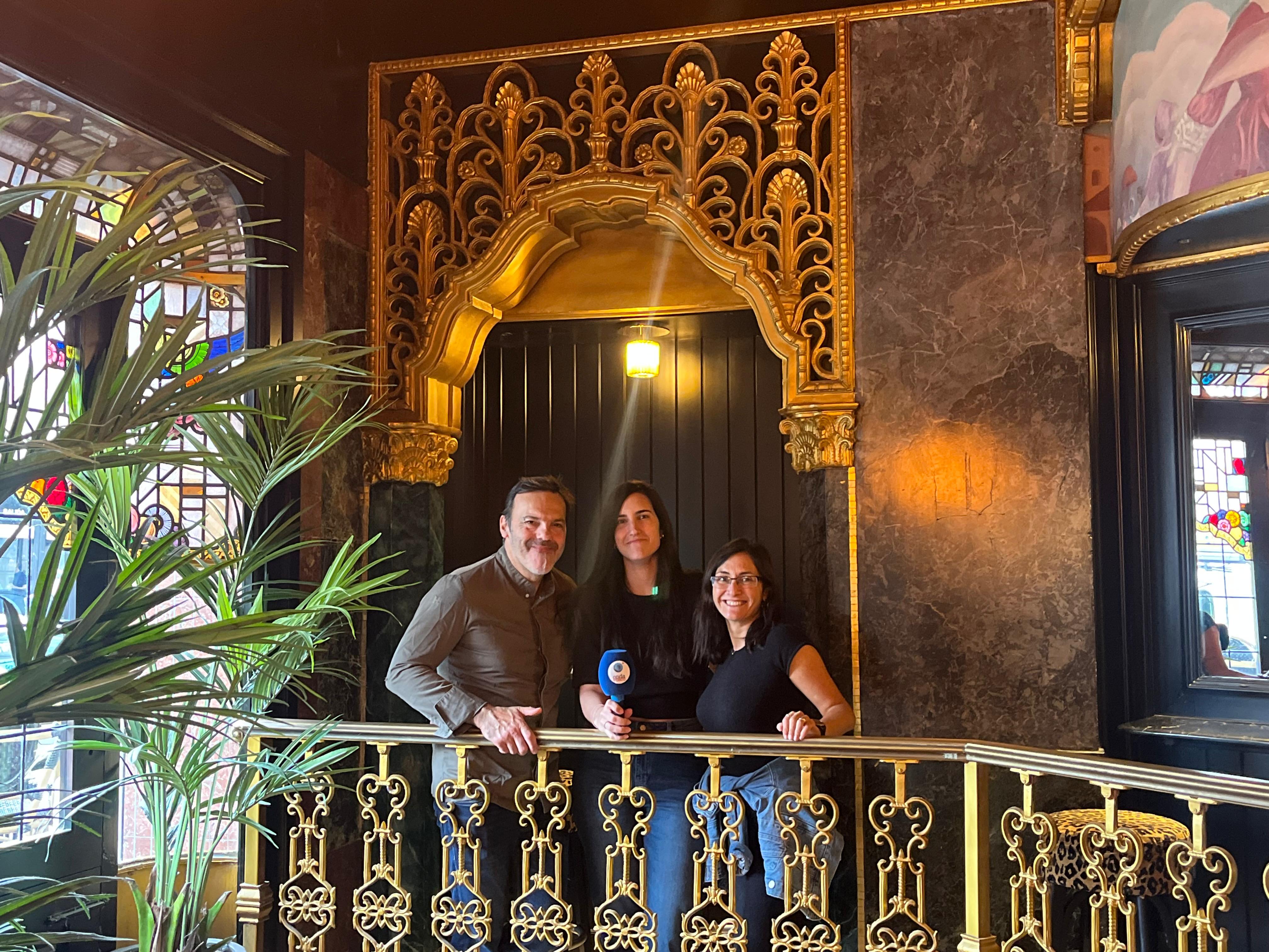 Aitor del Olmo e Izaskun García, jefe de cocina y responsable de eventos de la marca Amaren