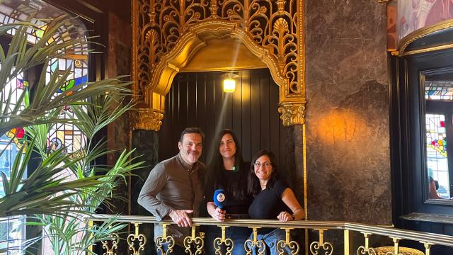 Aitor del Olmo e Izaskun García, jefe de cocina y responsable de eventos de la marca Amaren