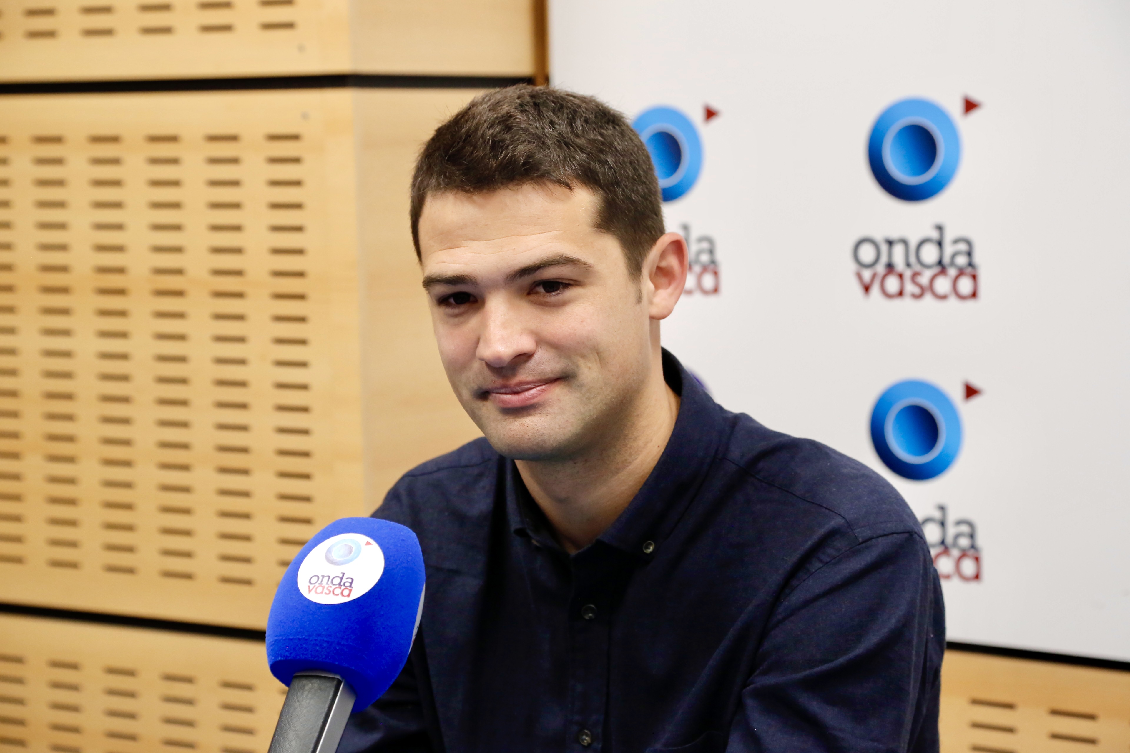 Joseba Díez Antxustegi, portavoz del PNV en el Parlamento Vasco, entrevistado en Onda Vasca