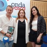 Alaitz Leceaga con Txema Gutiérrez