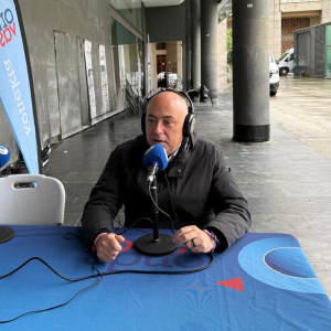 Iban Rodríguez Etxebarria en el SET de ONDA VASCA