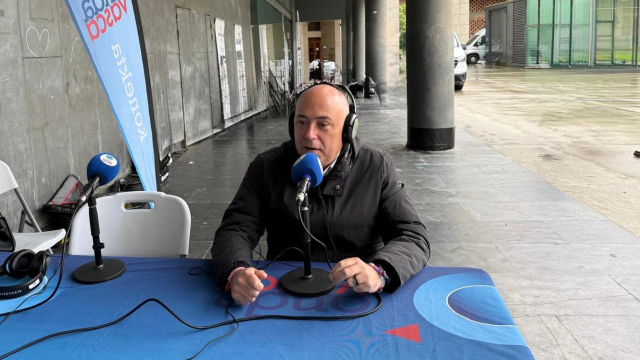 Iban Rodríguez Etxebarria en el SET de ONDA VASCA