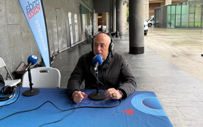 Iban Rodríguez Etxebarria en el SET de ONDA VASCA