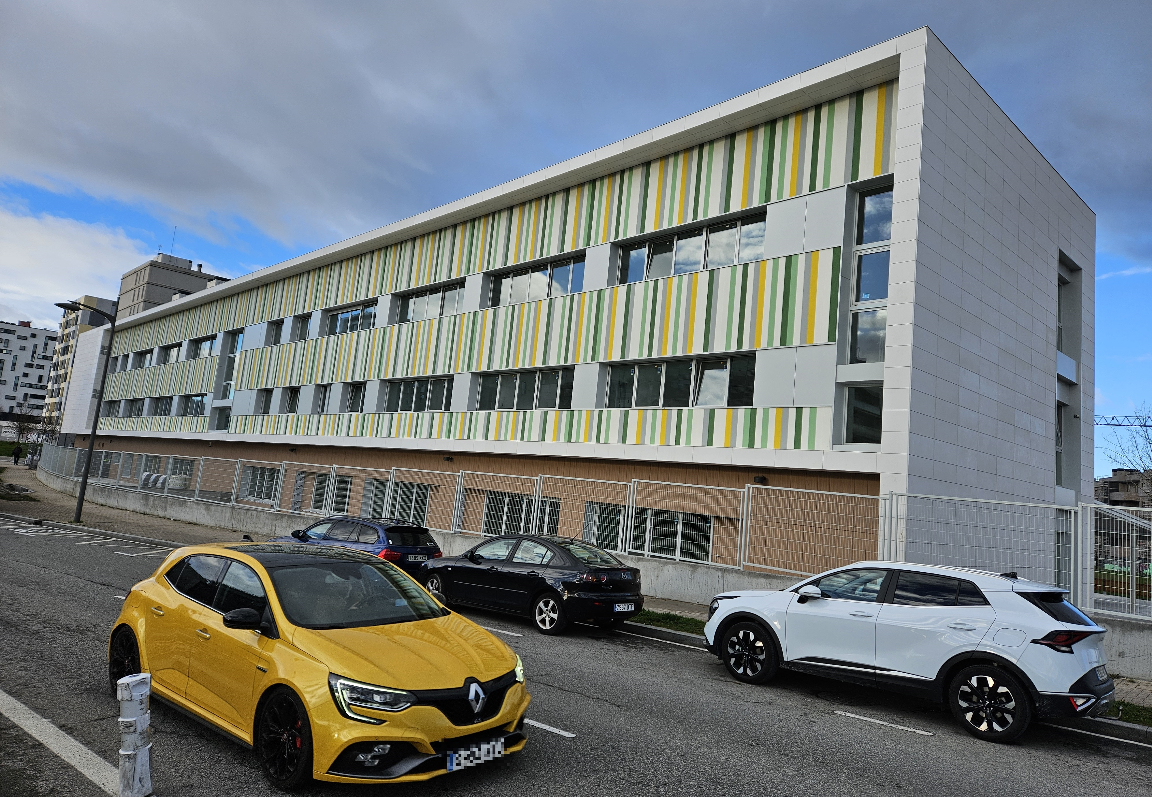 Imagen del colegio Aldaialde de Gasteiz. Fotos: Gobierno Vasco