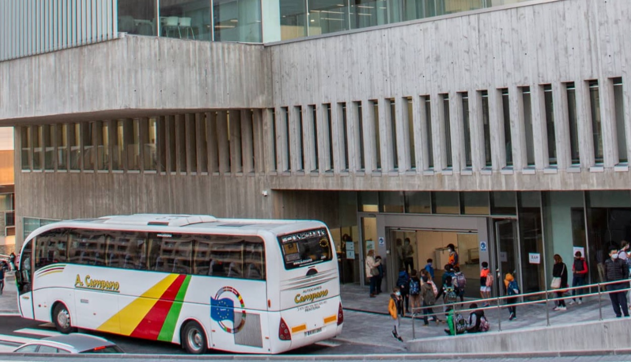 Imagen de archivo del exterior de Aldapeta María Ikastetxea de Donostia