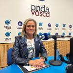 Amaia del Campo, alcaldesa de Barakaldo, en los estudios de Bilbao.