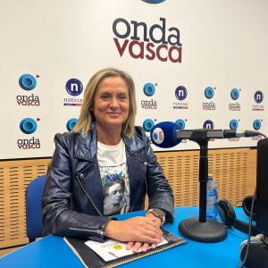 Amaia del Campo, alcaldesa de Barakaldo, en los estudios de Bilbao.