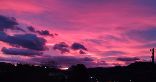 Amanecer del 8 de enero en Amorebieta