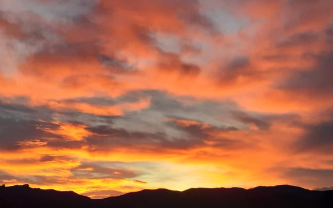 Amanecer del 8 de enero en Errenteria