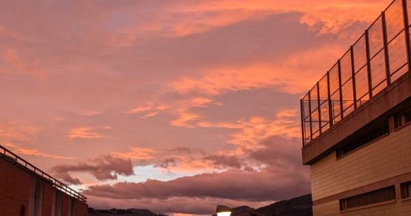 Amanecer del 8 de enero en Sestao