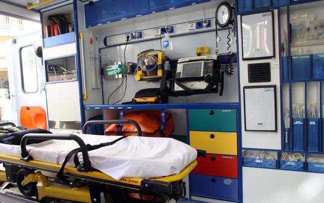 Interior de una nueva ambulancia medicalizada. Patxi Cascante