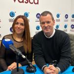 Amets Arrieta, creadora de contenido en redes sociales en los estudios de ONDA VASCA