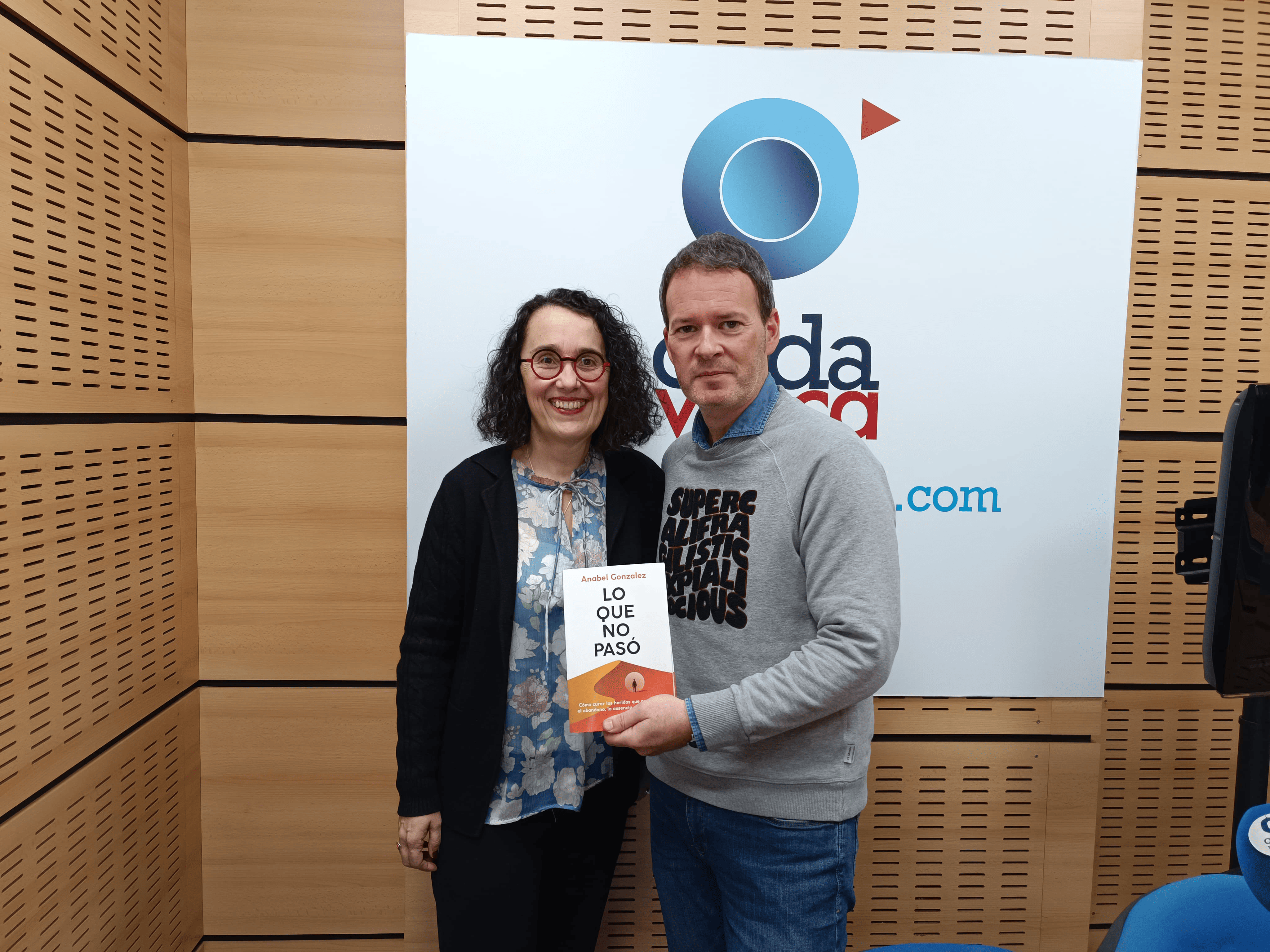 Anabel González con Txema Gutiérrez en ONDA VASCA