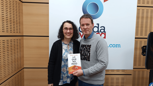 Anabel González con Txema Gutiérrez en ONDA VASCA