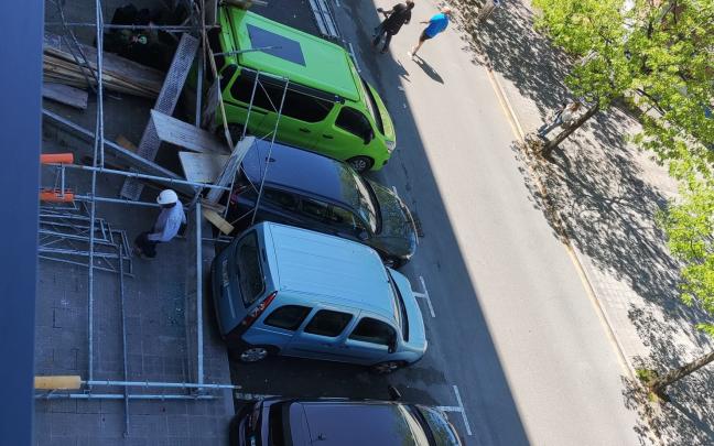 Andamio desplomado en Trapagaran | Onda Vasca