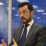 Ander Caballero, secretario general de Acción Exterior del Gobierno vasco, durante la entrevista. / Miguel Acera