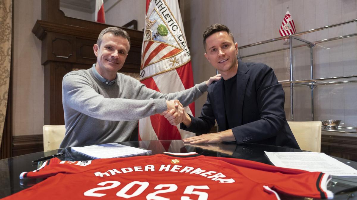 Ander Herrera será jugador del Athletic hasta 2025 / Athletic Club