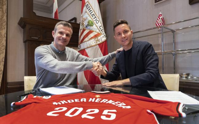 Ander Herrera será jugador del Athletic hasta 2025 / Athletic Club Ander Herrera será jugador del Athletic hasta 2025 / Athletic Club