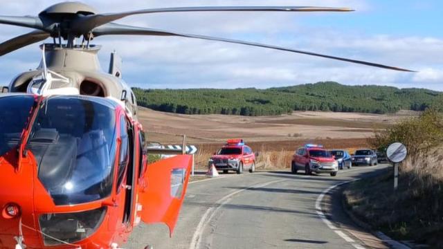 Imagen del accidente. Cedida