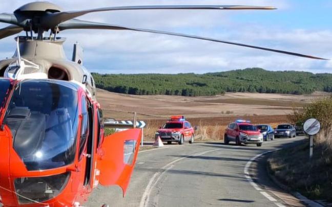 Imagen del accidente. Cedida