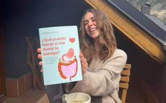 Andrea Valls, autora del libro ¿Qué puedo hacer si me duele la barriga?
