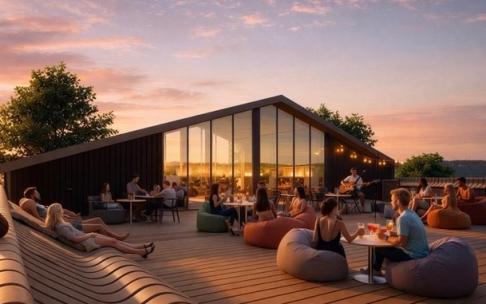 El proyecto adjudicatario, de la UTE Fangaloka, combina oferta hostelera, terraza-mirador y una programación estable de actividades deportivas, culturales y familiares.