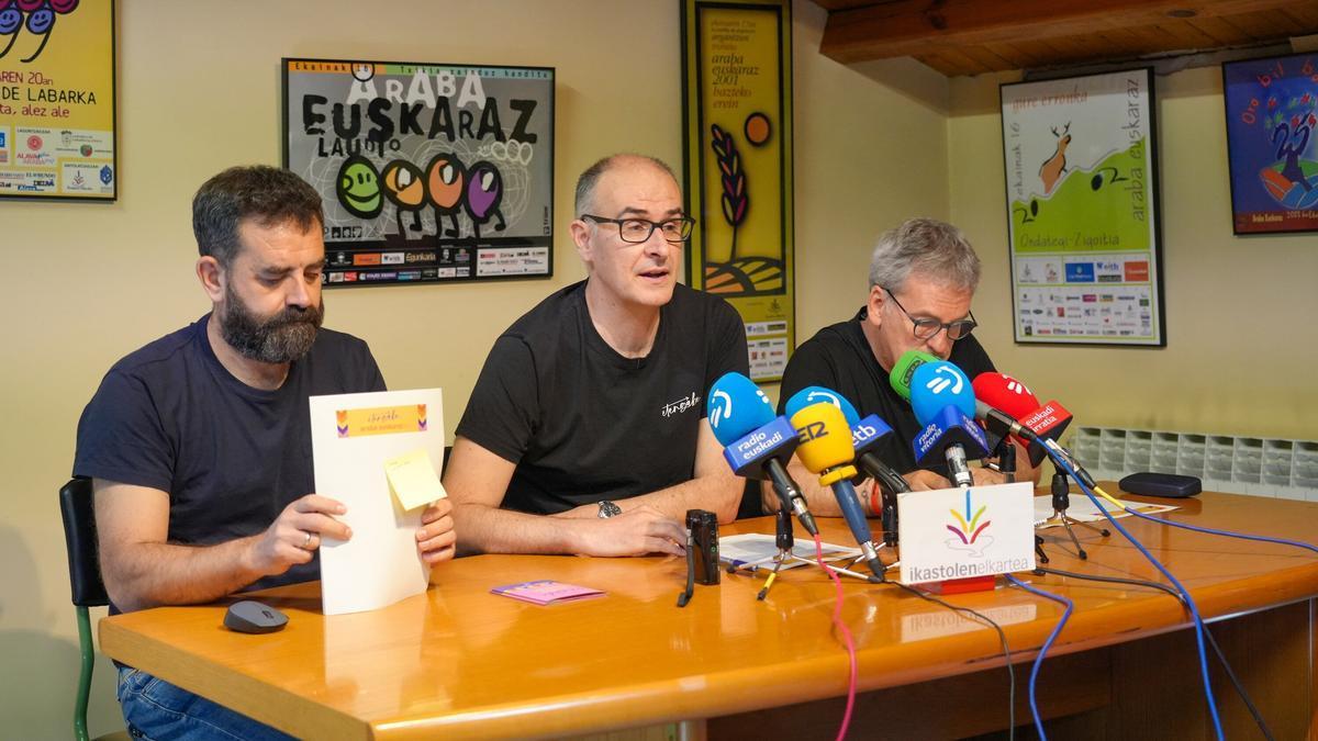 Presentación del Araba Euskaraz en Vitoria-Gasteiz, este lunes