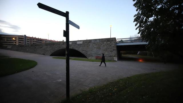 El puente del Vergel, en Aranzadi, cerca de la zona en la que ocurrieron los hechos. Javier Bergasa