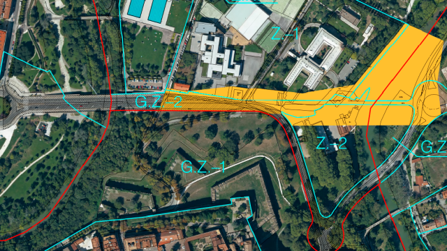 Proyecto de conexión de la Txantrea con la Rochapea a través de una pasarela en Aranzadi. Imagen: Ayuntamiento de Pamplona