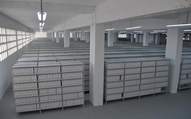 Carpetas del Archivo Contemporáneo de Navarra. Foto: Gobierno de Navarra Carpetas del Archivo Contemporáneo de Navarra. Foto: Gobierno de Navarra