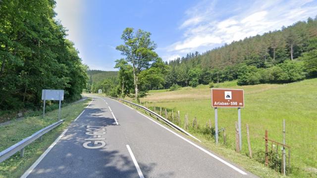 Puerto de Arlaban, en una imagen de Google Maps
