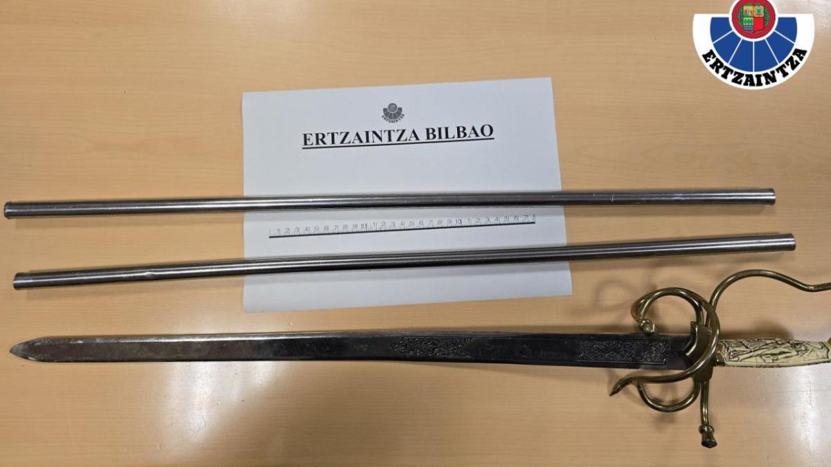 Material incautado ayer por la Ertzaintza en Zabala