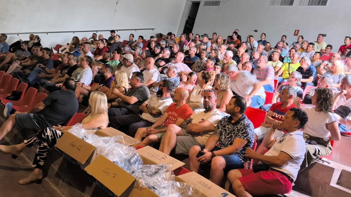 Imagen de la asamblea de TCC que ha tenido lugar esta mañana. REDACCIÓN DNN